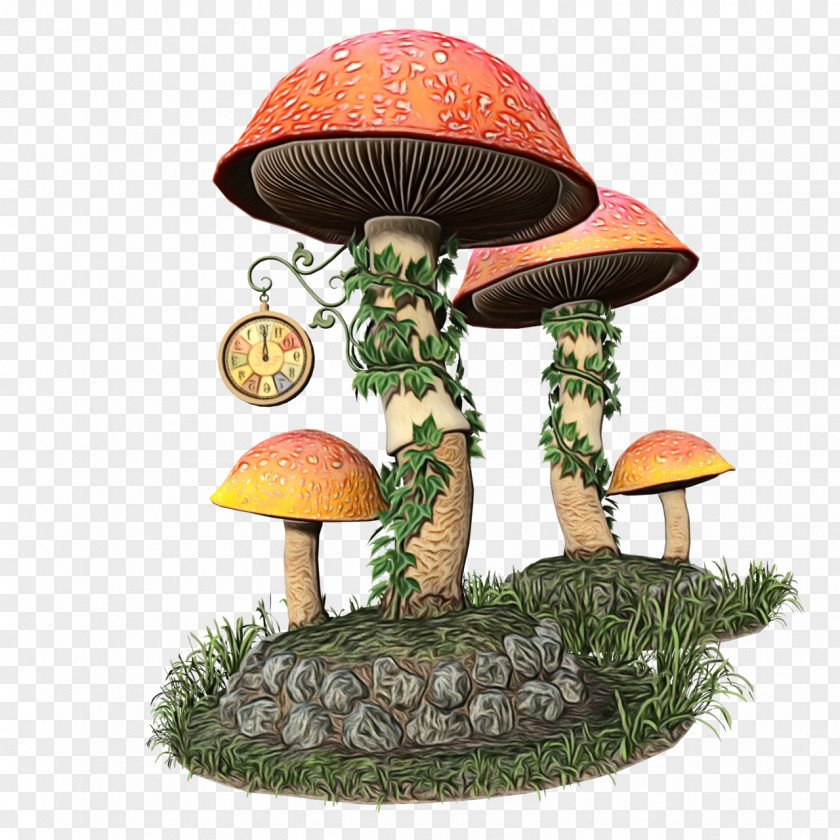 Houseplant Aquarium Decor Mushroom Cartoon PNG