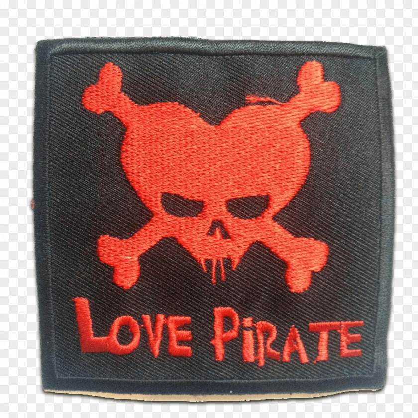 Pirate Patch Embroidered Embroidery Symbol PNG