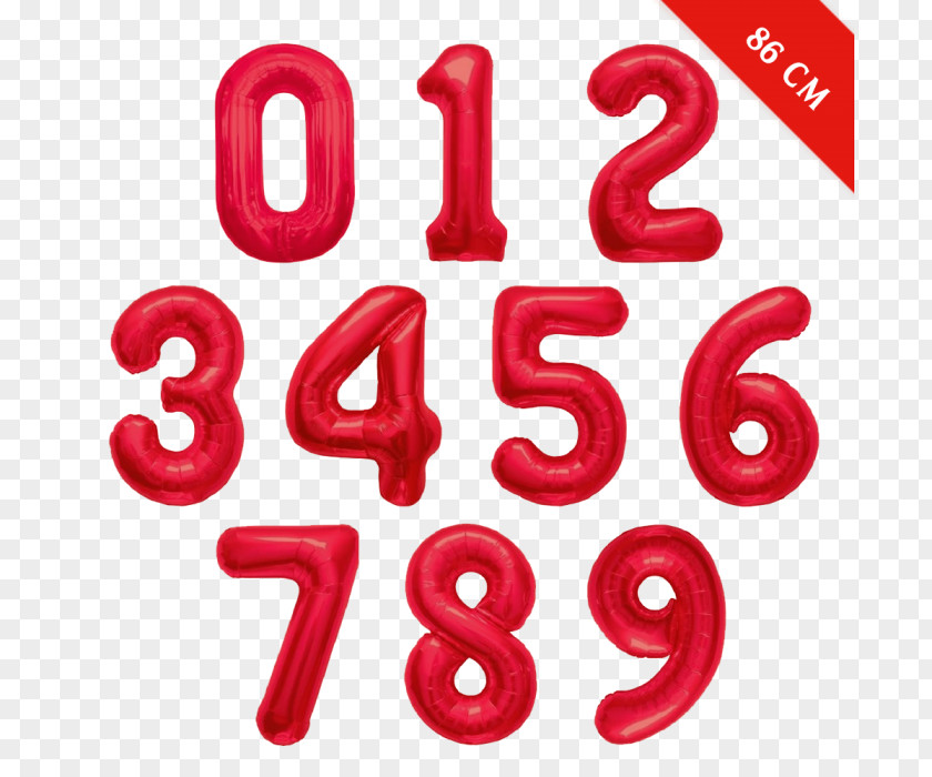 Balloon Numbers Product Number Logo PNG