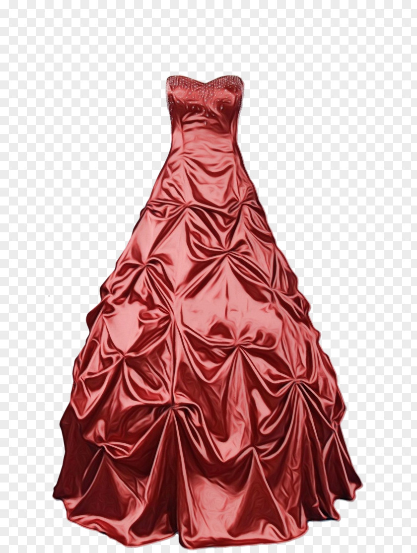 Haute Couture Silk Wedding Design PNG