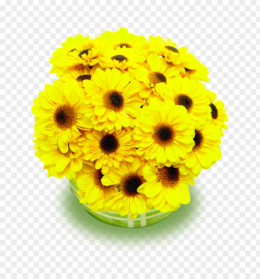 Yellow Chrysanthemum Bouquet Tabrik Eid Al-Fitr Holiday Prayers Ramadan PNG