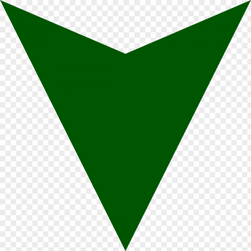 Down Arrow Green Roy Harper PNG