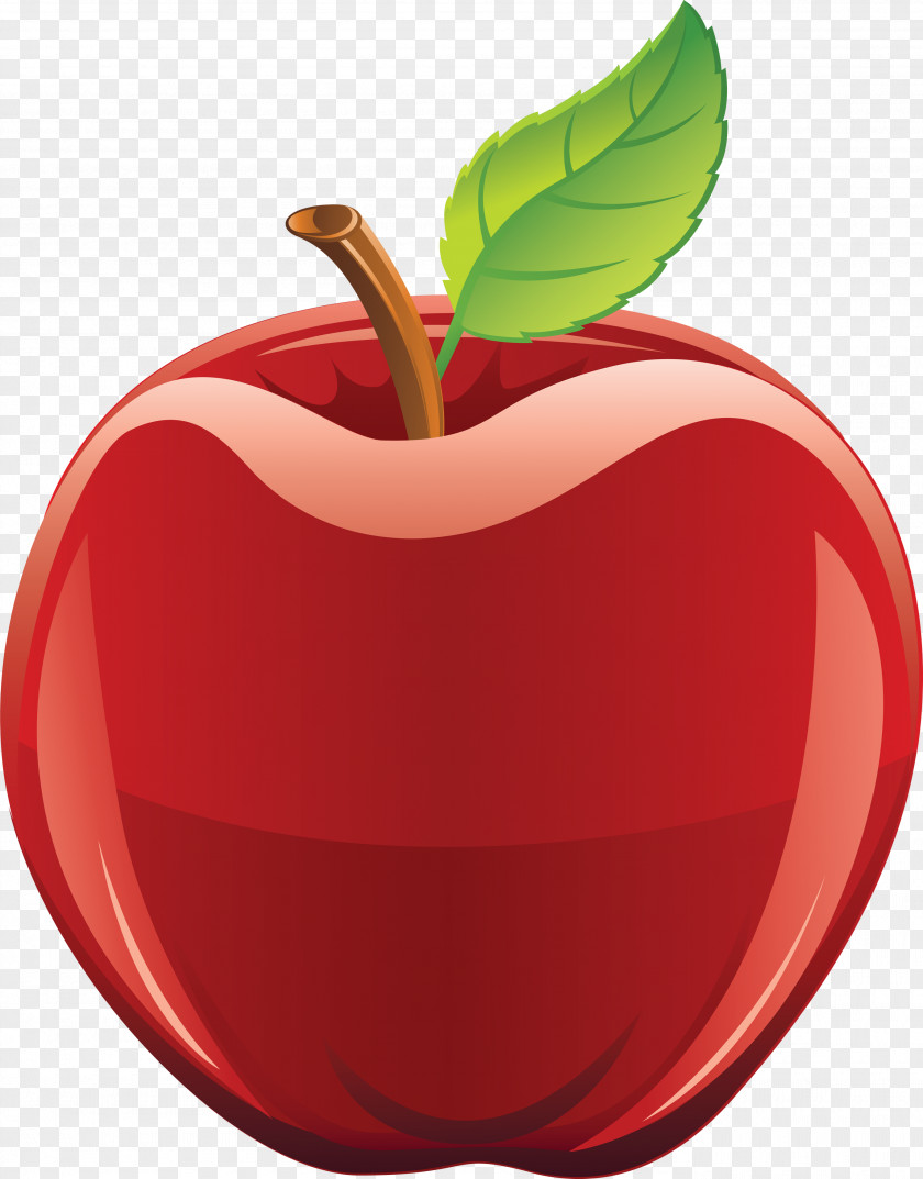 3d Cartoon Silhouettes Picture Food,Hand-painted Red Apple Clip Art PNG