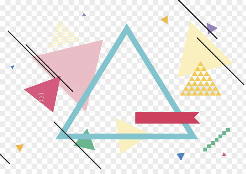 Color Triangle PNG