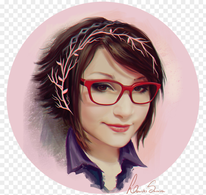 Selfportrait Artist Granmamare DeviantArt Glasses PNG