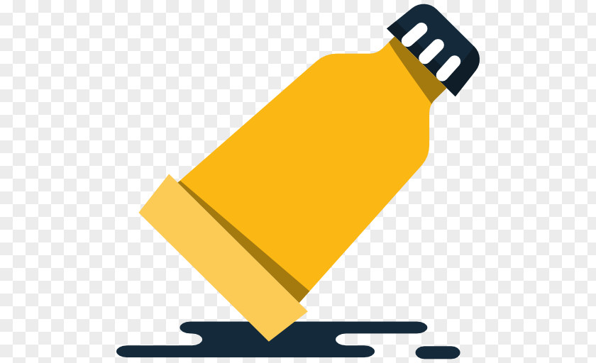 A Yellow Bottles Bottle Icon PNG