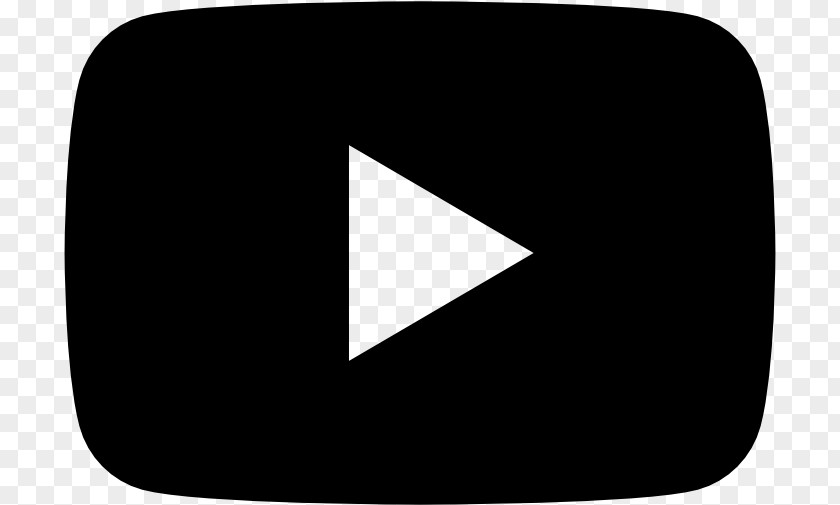 Blackandwhite Triangle Youtube Black Logo PNG