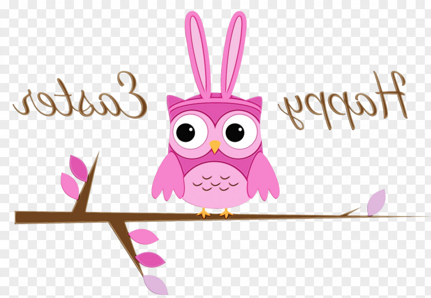 Easter Bunny Branch PNG