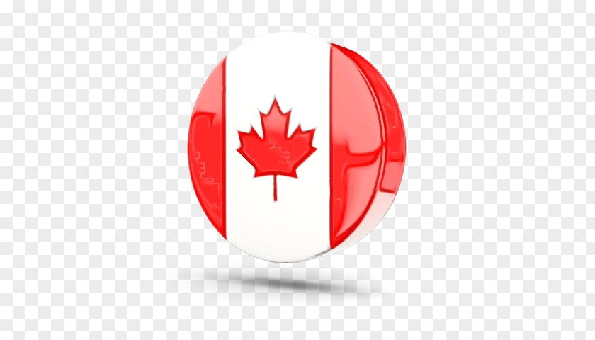 Flag Of Canada Maple Leaf Earring PNG