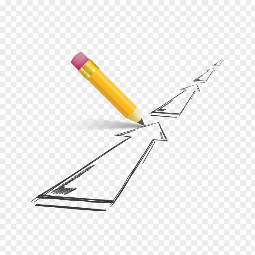 Pen Drawing Arrows Pencil Photography Illustration PNG