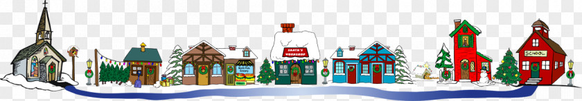 Ski Resort Cliparts Santa Claus Christmas Village Clip Art PNG