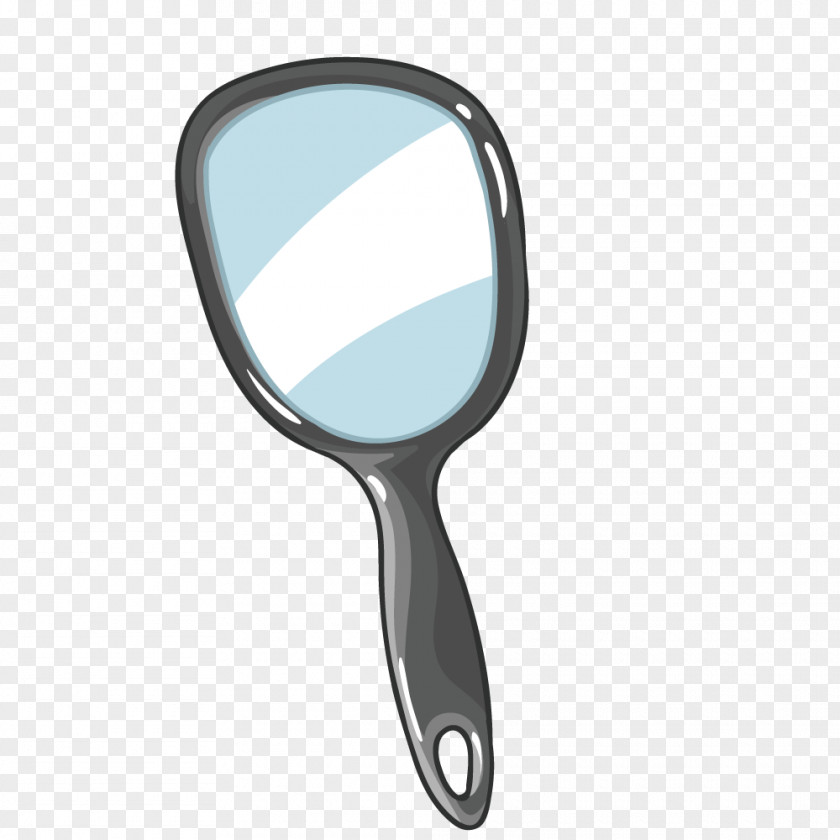 Vector Portable Mirror Magnifying Glass PNG