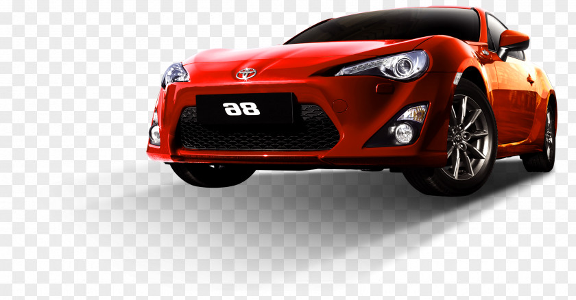 Car Toyota 86 Sports Auto Show Red PNG
