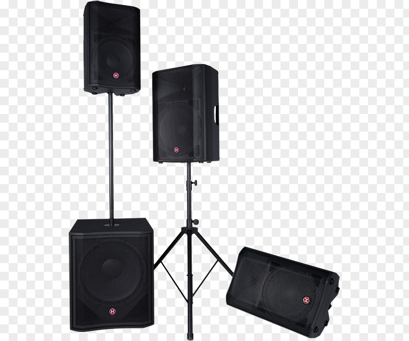 Powered Speakers Subwoofer Loudspeaker Sound Reinforcement System Public Address Systems PNG
