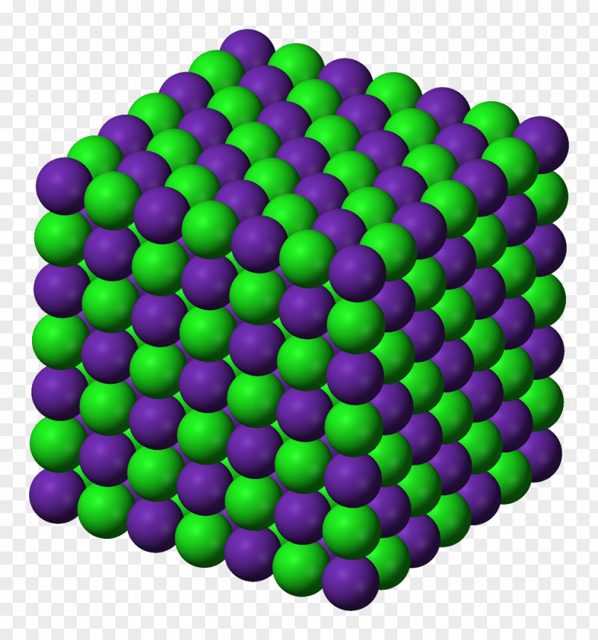 3d Sodium Fluoride Potassium Chloride Chemical Compound PNG