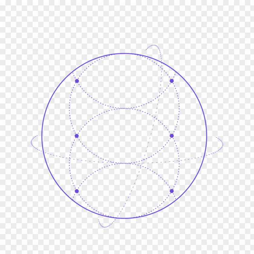 Blue Simple Circle Line Decoration Pattern Area Structure PNG
