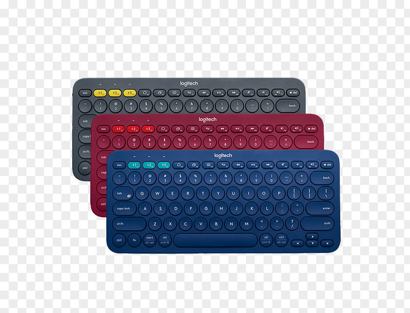 Colorful Keyboard Computer Mouse Laptop Wireless PNG