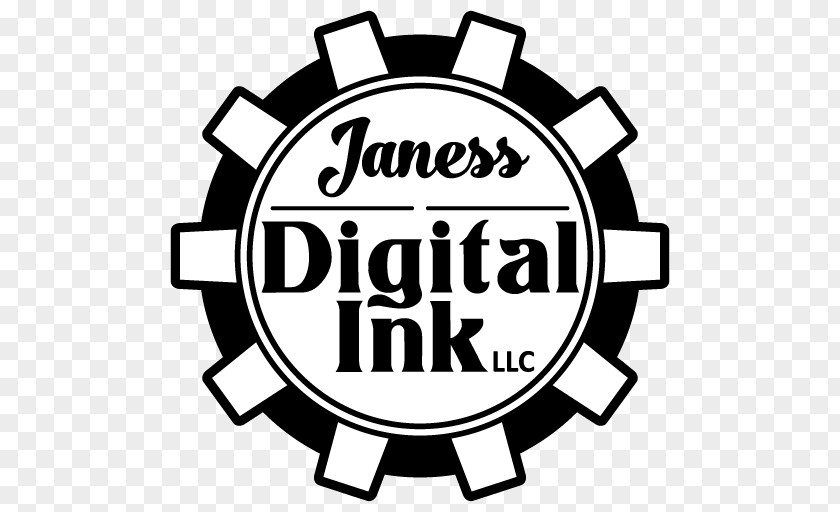 Elegant Ink Digital Printing Data Organization PNG