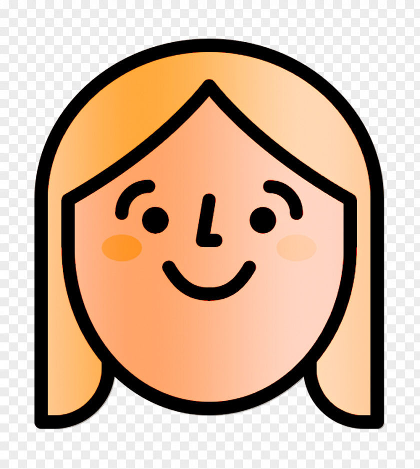Emoji Icon Woman Happy People PNG