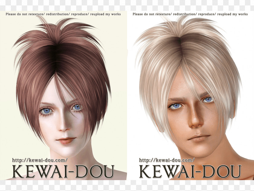 Hair Blond Layered Step Cutting Coloring Brown PNG