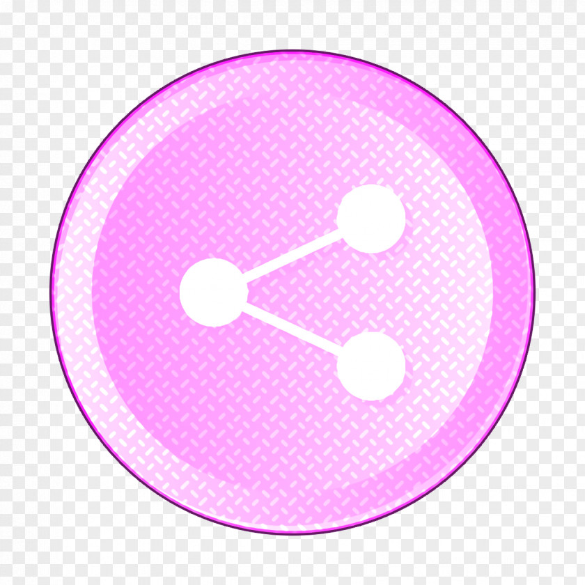 Magenta Purple Connection Icon Media Network PNG