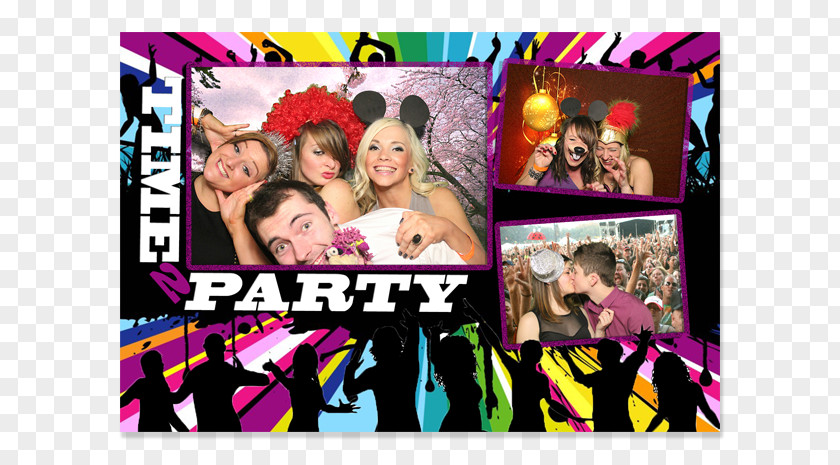 Party Time Collage Photo Booth Wedding PNG