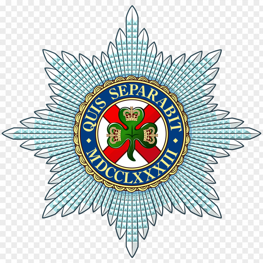 Badges Irish Guards Coldstream Foot Regiment Household Division PNG