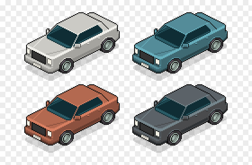 Car Pixel Art Clip Illustration PNG