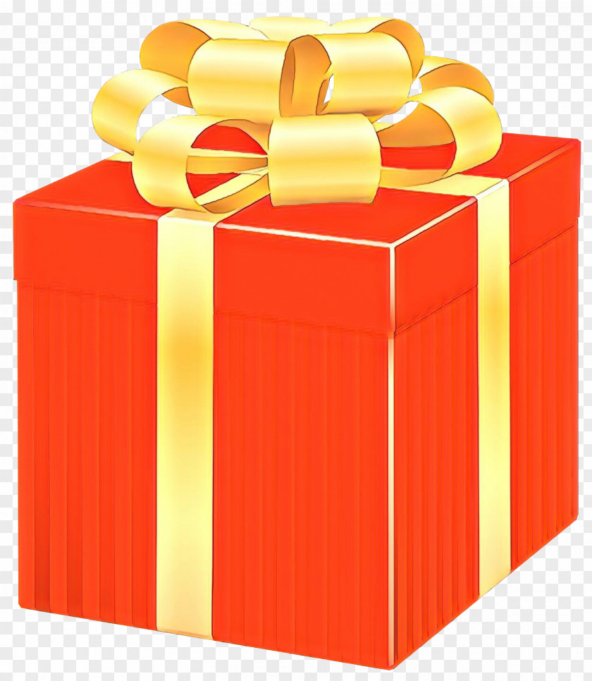 Rectangle Shipping Box Red Christmas Ribbon PNG