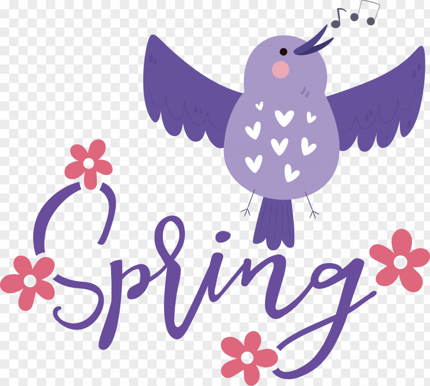 Spring Bird PNG