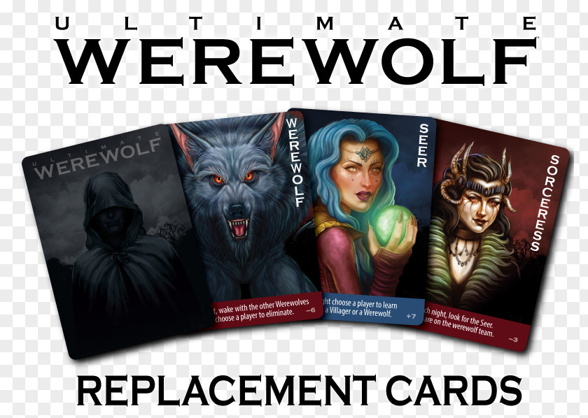 Werewolf Ultimate Mafia Bézier Games Card Game PNG