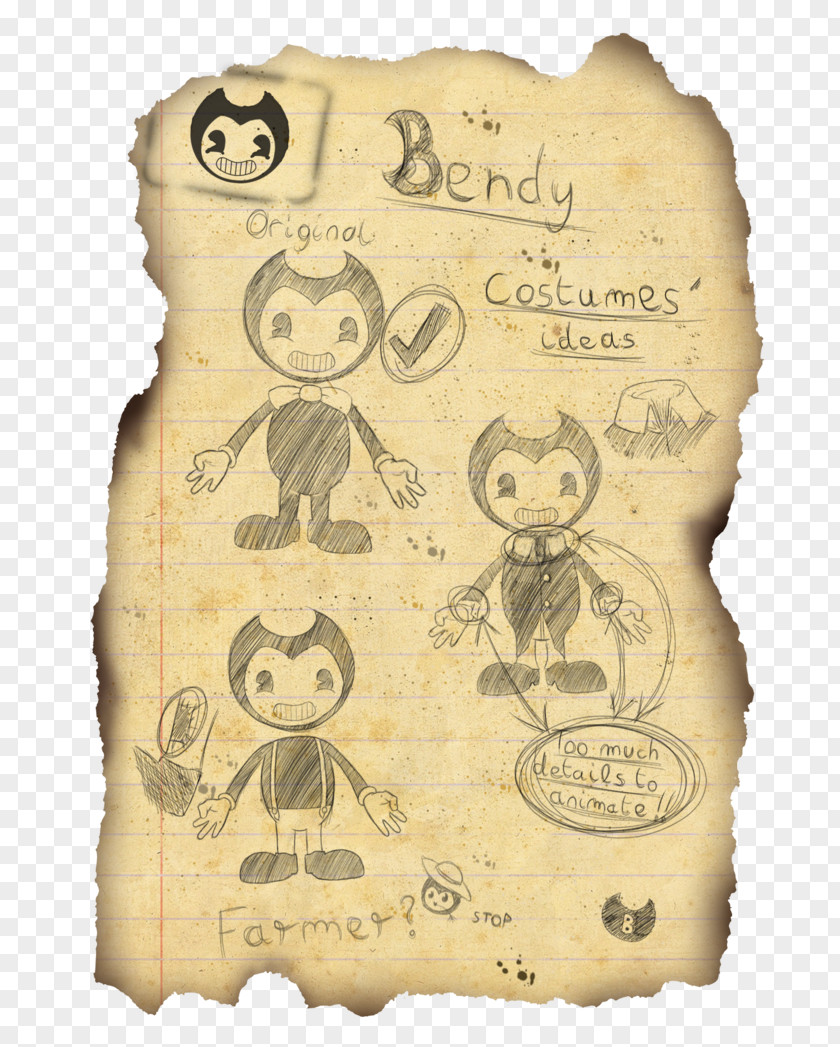Bendy And The Ink Machine Drawing Fan Art Chapter Character PNG