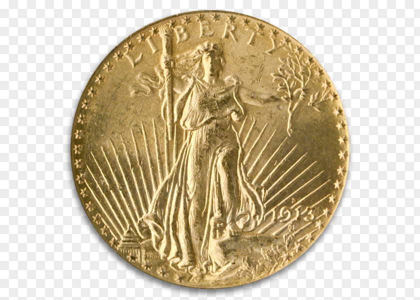 Coin Gold Saint-Gaudens Double Eagle PNG