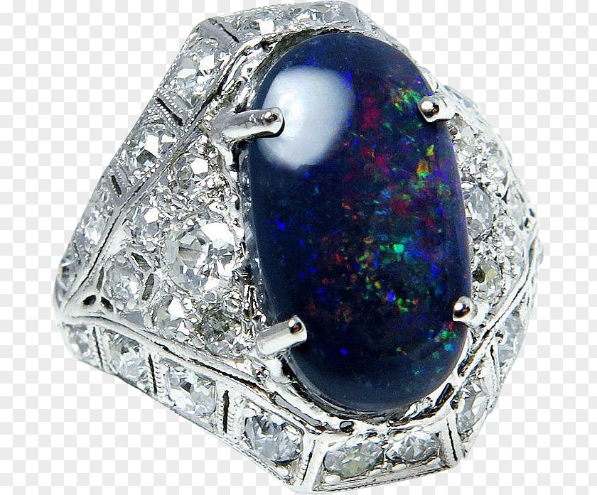 Exquisite Pattern Jewellery Ring Gemstone Opal Diamond PNG