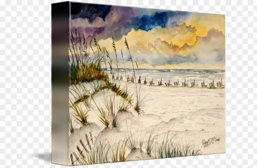 Painting Watercolor Destin Picture Frames Gallery Wrap PNG