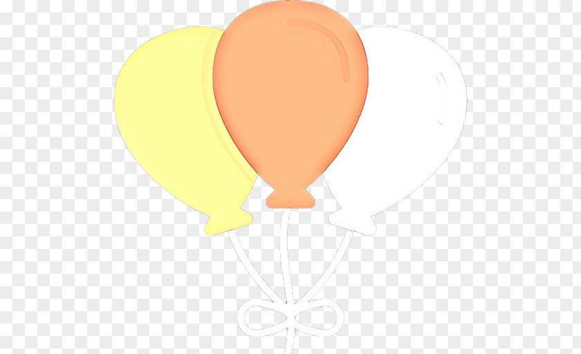Peach Party Supply Hot Air Balloon PNG