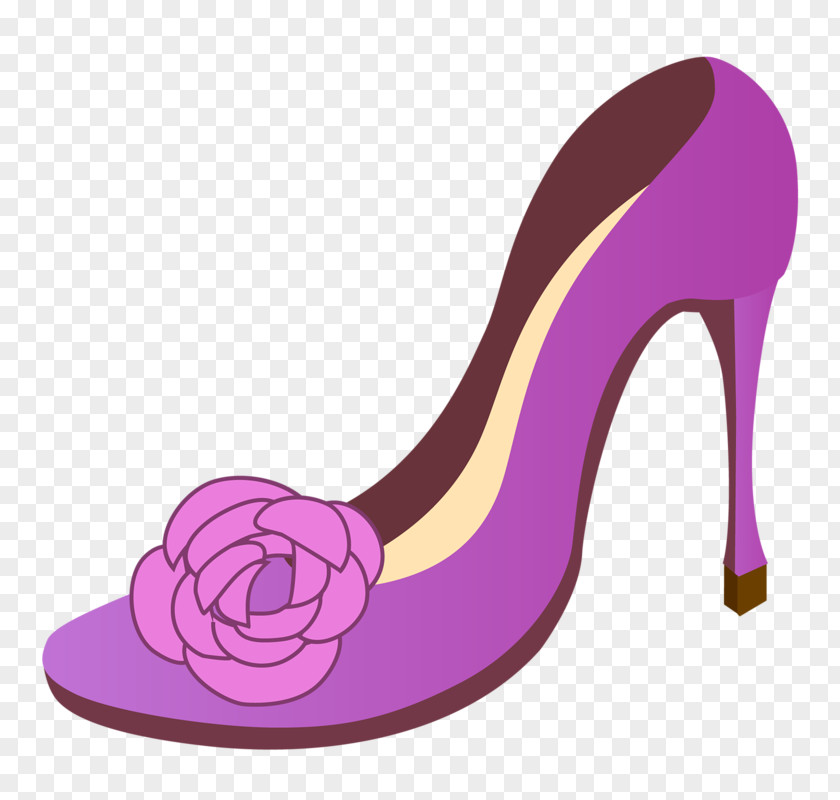 Purple High Heels High-heeled Footwear Shoe PNG