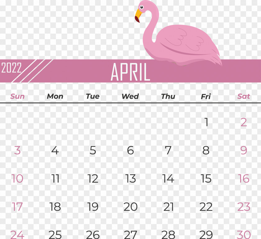 Birds Beak Water Bird Font Calendar PNG