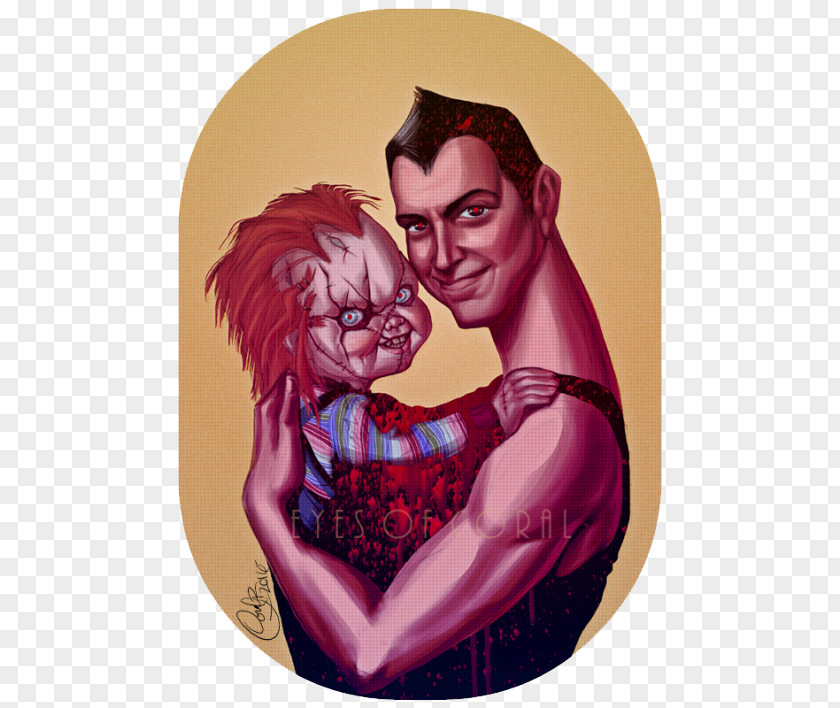 Chucky Love Art Hug Romance PNG