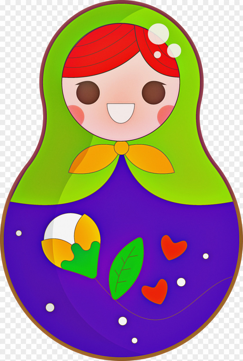 Colorful Russian Doll PNG