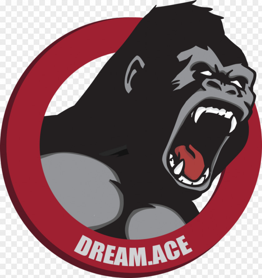 Gorilla Vector Logo Graphic Design PNG