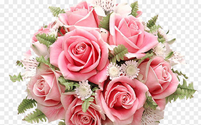 Birthday Flower Bouquet Happy Garden Roses PNG