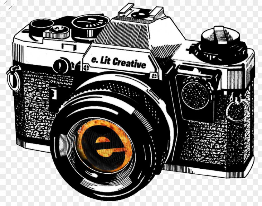 Camera Digital SLR Photographic Film Photography Drawing PNG