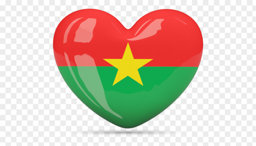 Heart Flag Of Burkina Faso Qatar Morocco PNG
