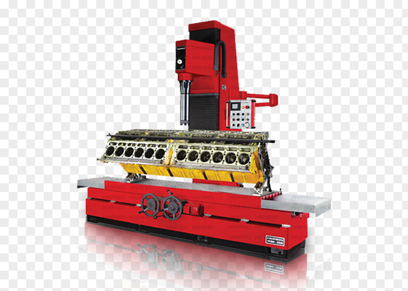 Machine Boring Honing Cylinder Cylindrical Grinder PNG