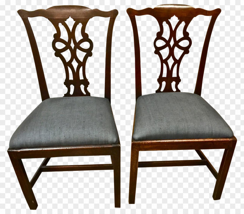 Mahogany Chair Garden Furniture PNG