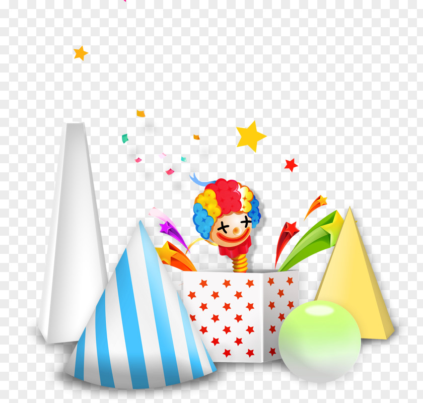 Surprise Gift Clown PNG