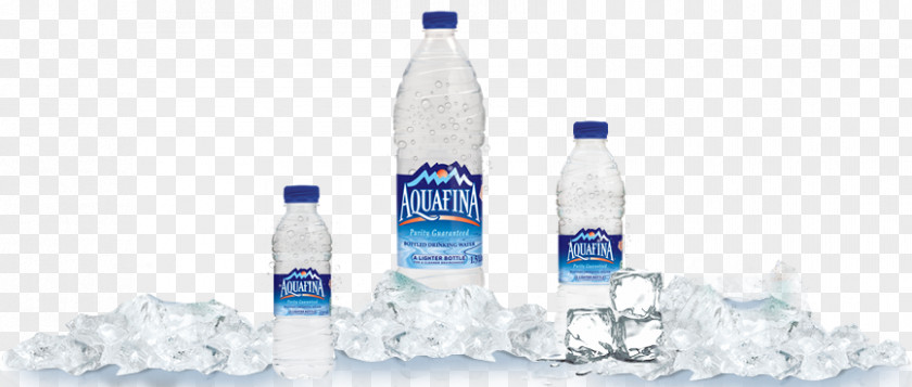 Aquafina Water Bottles Mineral Glass Bottle Plastic Bottled PNG