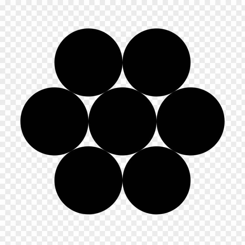 Circulo Circle Packing In A Hexagon Geometry PNG