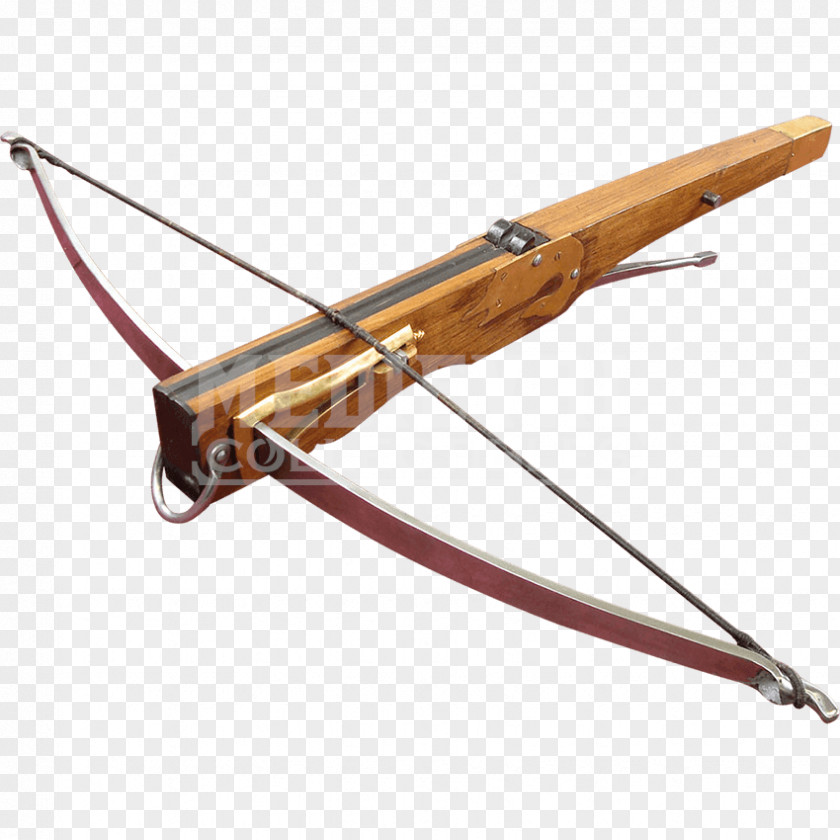Components Of Medieval Armour Crossbow Ranged Weapon Bow And Arrow PNG